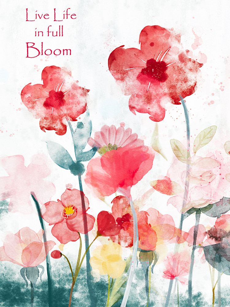 Soft Meadow In Bloom 1 art print by Juliet Rose Philips for $57.95 CAD