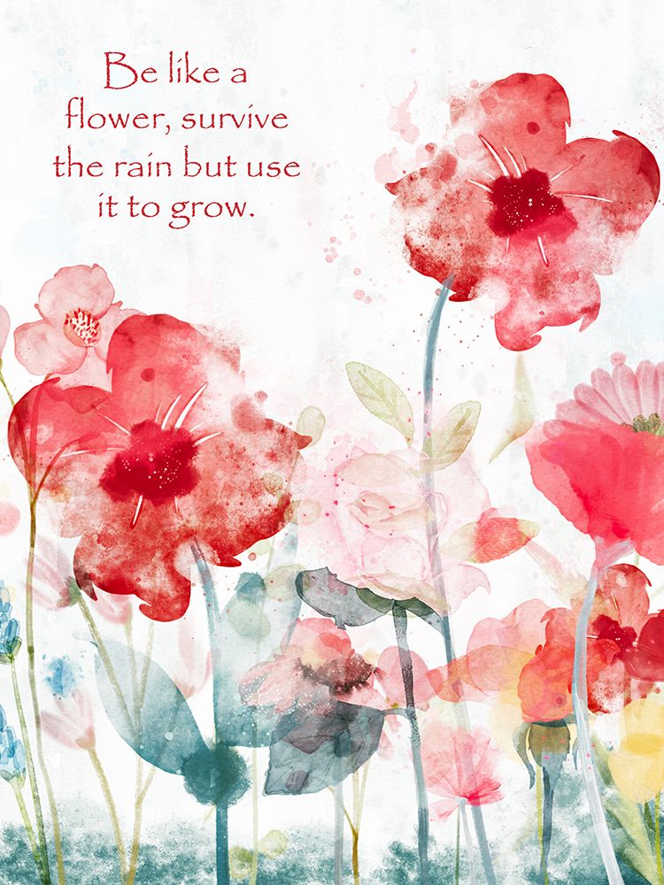 Soft Meadow Be Like A Flower art print by Juliet Rose Philips for $57.95 CAD