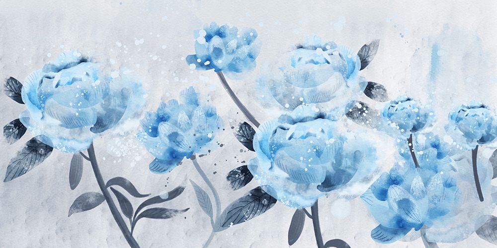 Peonies Field art print by Juliet Rose Philips for $57.95 CAD
