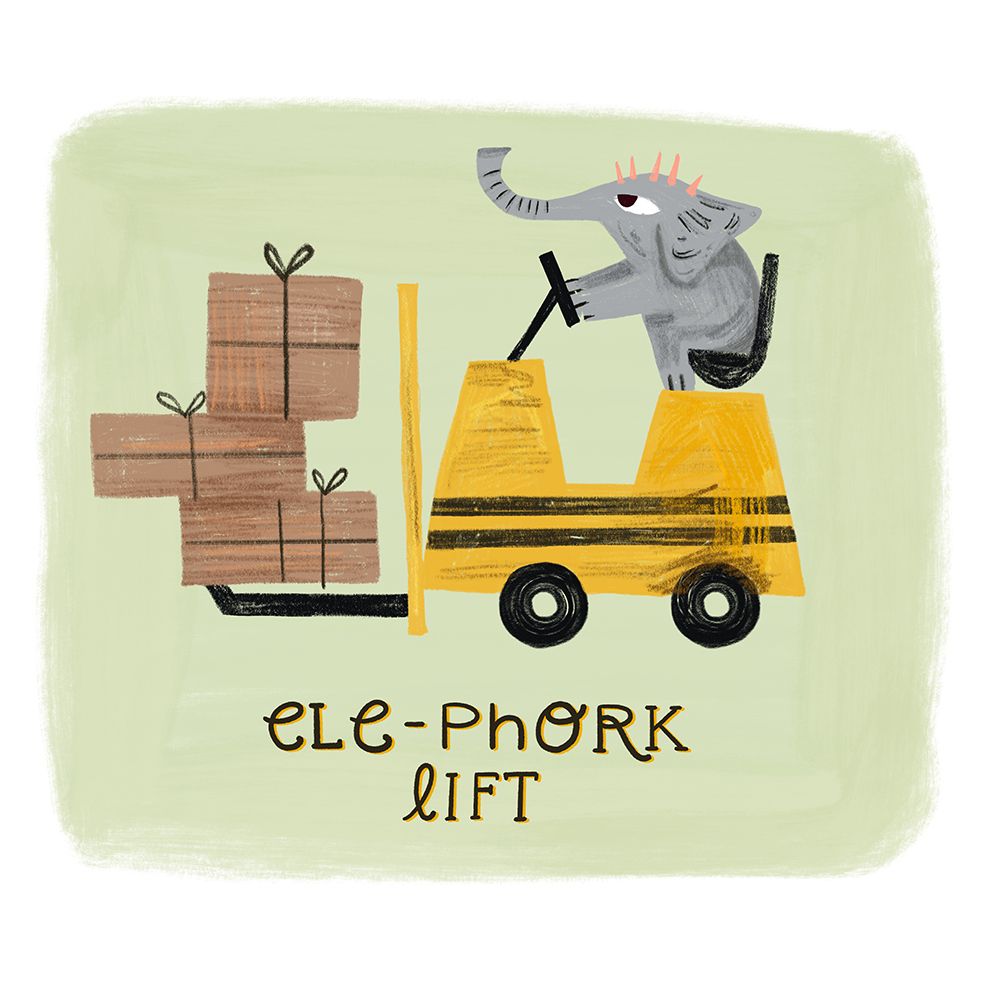Construction Color 3 art print by Juliet Rose Philips for $57.95 CAD
