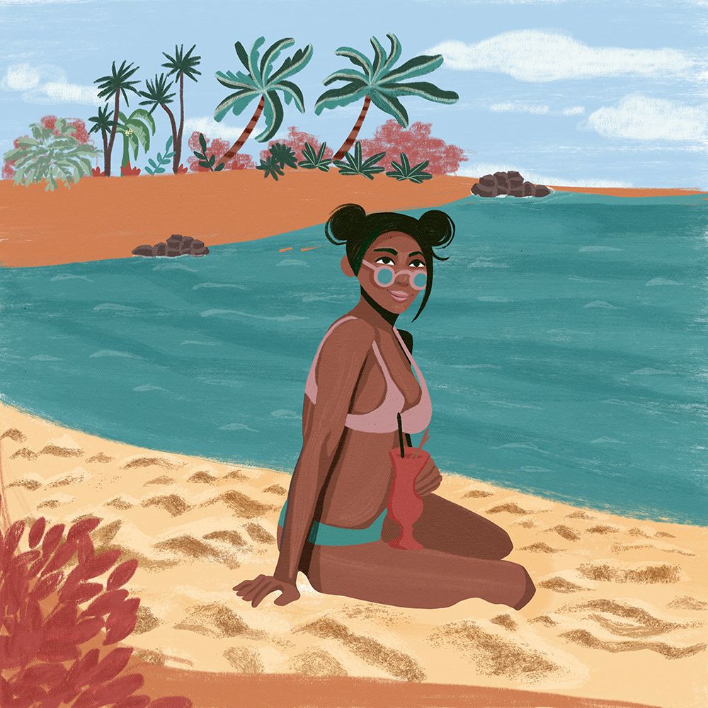 Island Bliss art print by Juliet Rose Philips for $57.95 CAD