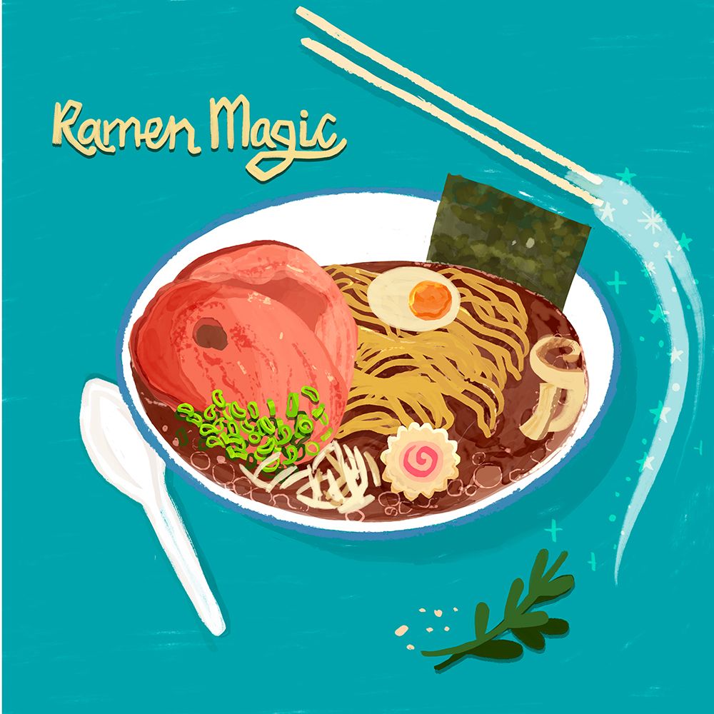 Ramen Magic 1 V3 art print by Juliet Rose Philips for $57.95 CAD