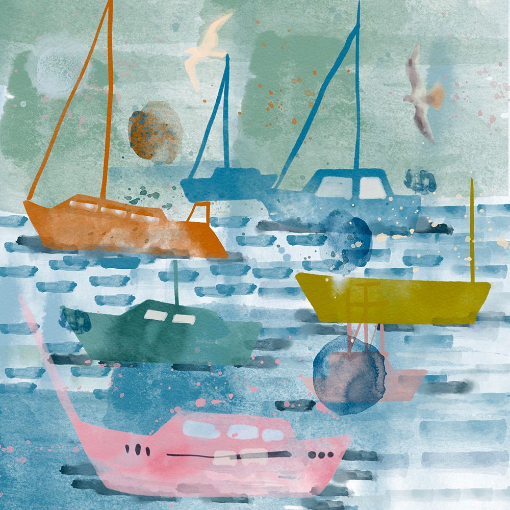 Seashore 1 art print by Juliet Rose Philips for $57.95 CAD