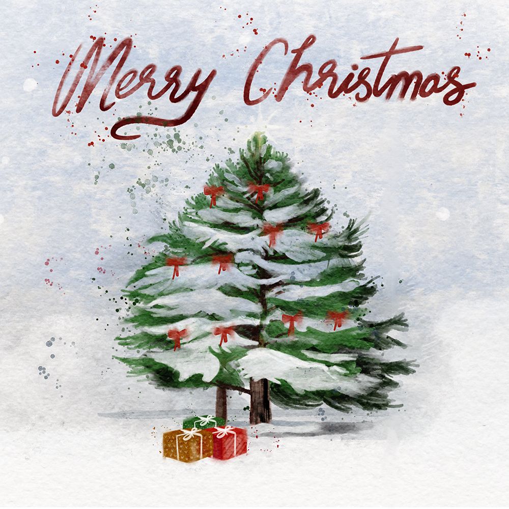 Treemendous  Christmas art print by Juliet Rose Philips for $57.95 CAD