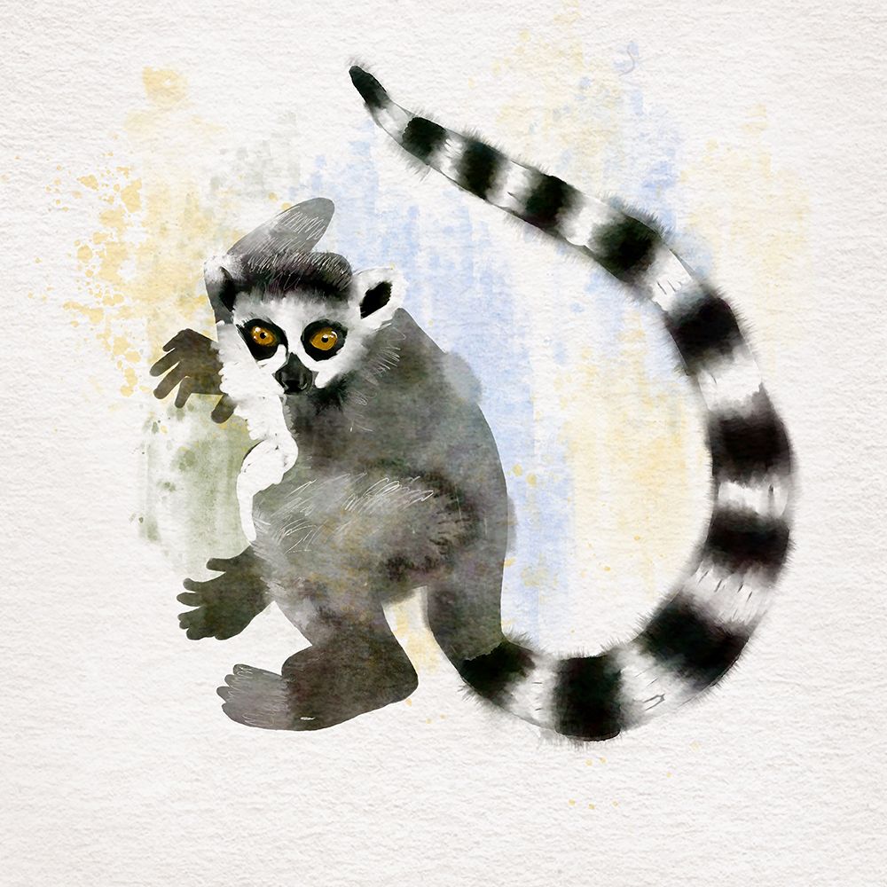 Lemur art print by Juliet Rose Philips for $57.95 CAD