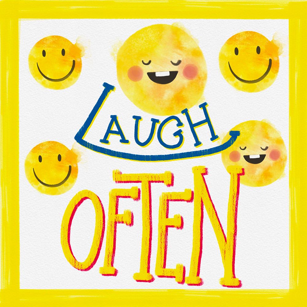 Laugh Often art print by Juliet Rose Philips for $57.95 CAD