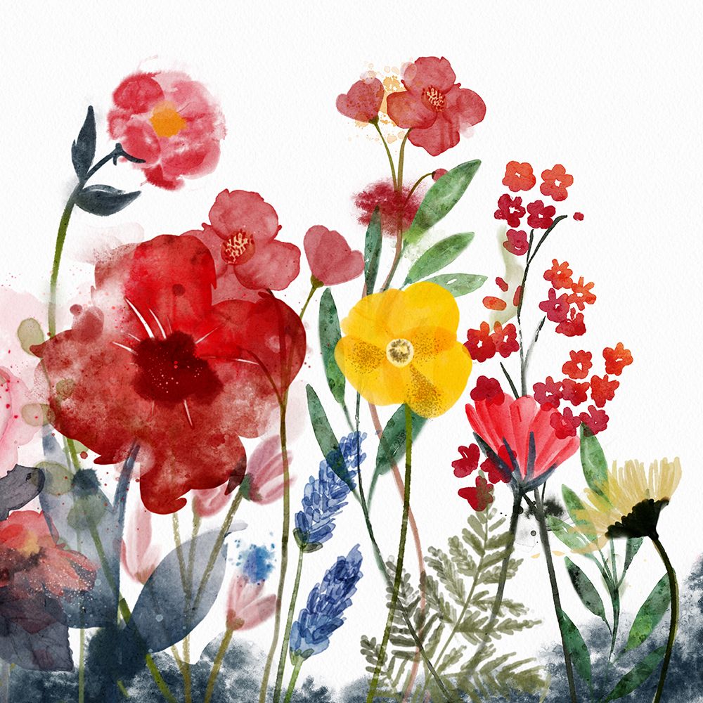 Wild Flowers 2 art print by Juliet Rose Philips for $57.95 CAD