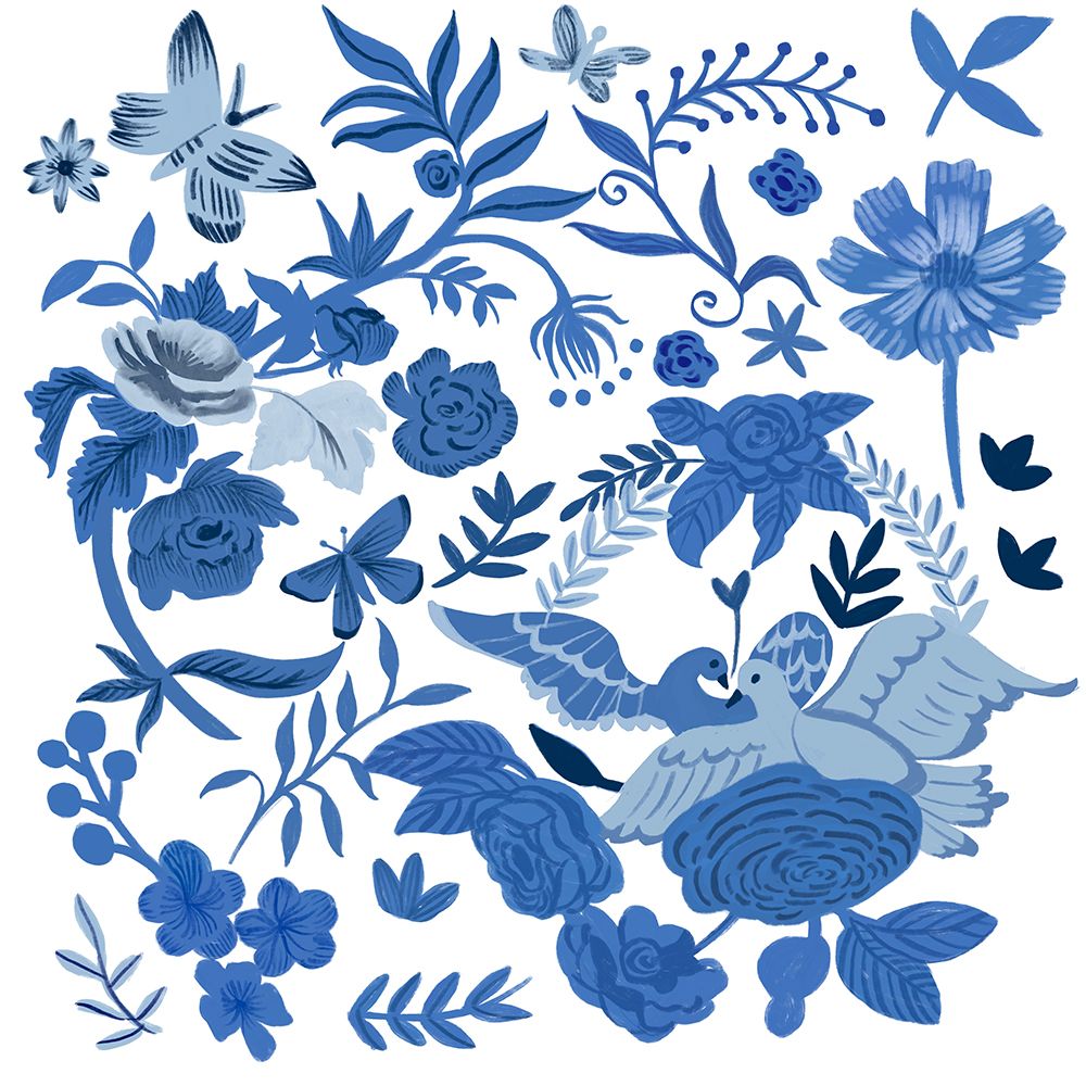 Chinoiserie 3 art print by Juliet Rose Philips for $57.95 CAD
