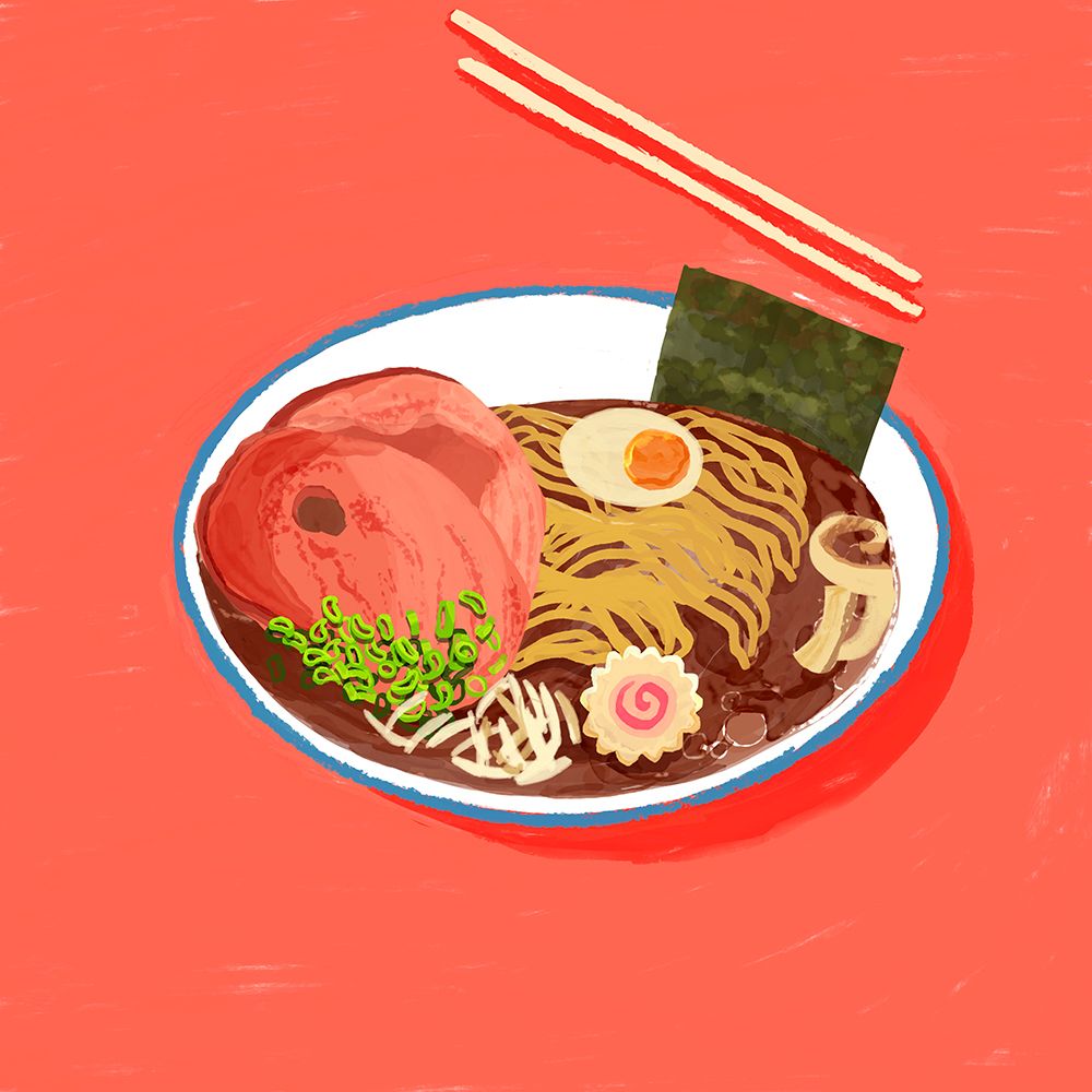 Ramen art print by Juliet Rose Philips for $57.95 CAD