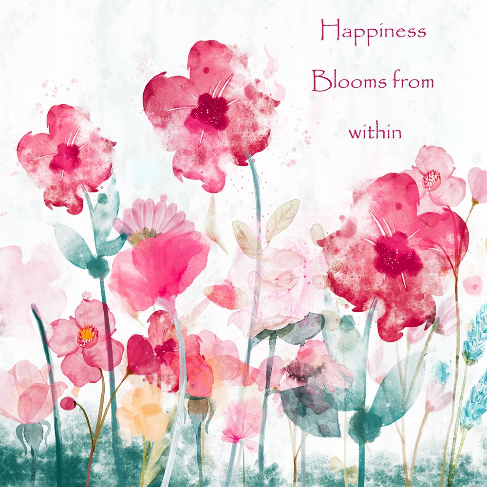 Bright Meadow Happiness Blooms art print by Juliet Rose Philips for $57.95 CAD