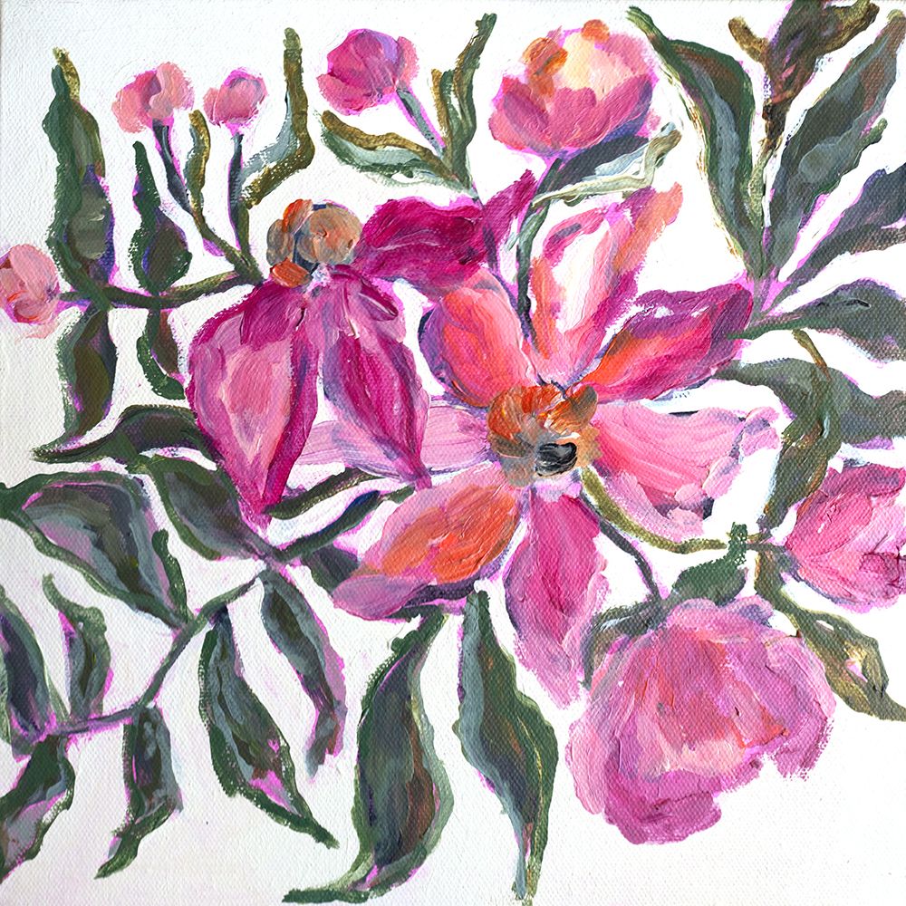 Peony Ivory art print by Jessica Skinner for $57.95 CAD
