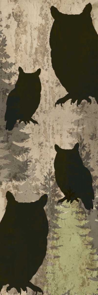 Owls and Pines art print by Kimberly Allen for $57.95 CAD