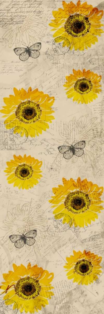Vintage Sunflowers art print by Kimberly Allen for $57.95 CAD