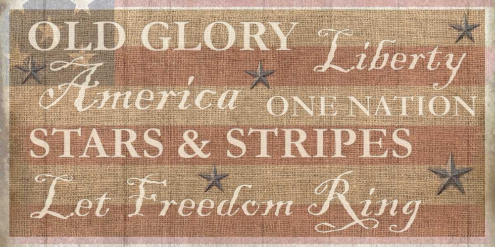 Americana 6 art print by Kimberly Allen for $57.95 CAD