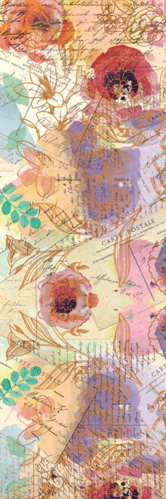 Carte Postale Roses art print by Kimberly Allen for $57.95 CAD