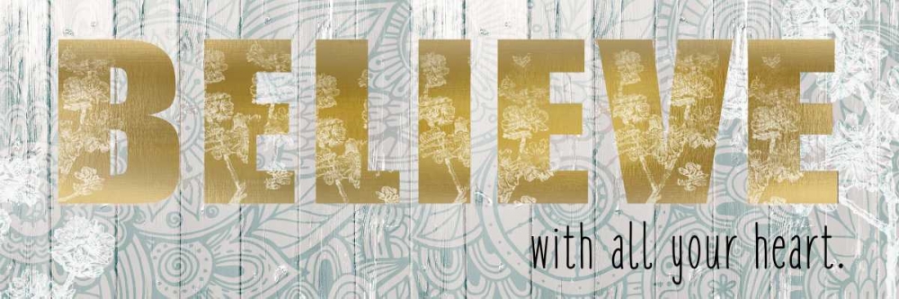 Believe With All art print by Kimberly Allen for $57.95 CAD