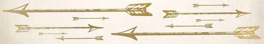 Golden Arrows art print by Kimberly Allen for $57.95 CAD
