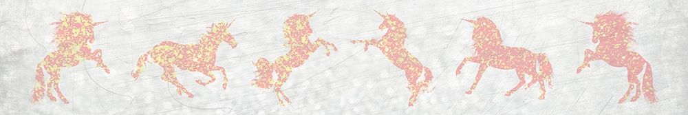 Pink Glitter Unicorns art print by Kimberly Allen for $57.95 CAD