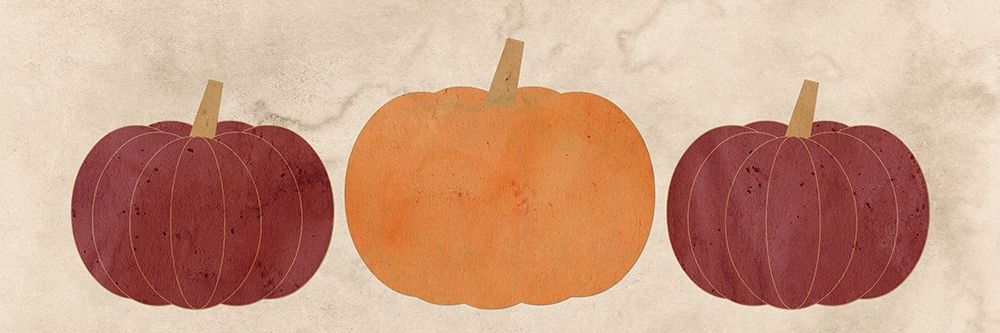 Pumpkins in a Row art print by Kimberly Allen for $57.95 CAD