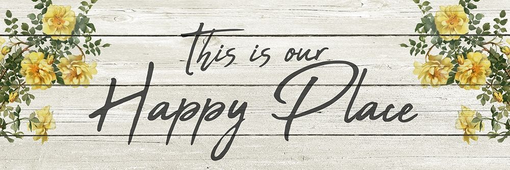 This is our Happy Place art print by Kimberly Allen for $57.95 CAD