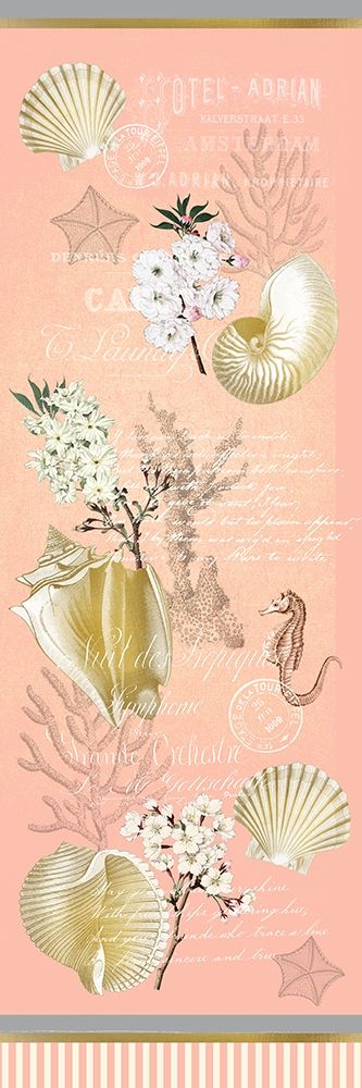 Cherry Blossom and Shells art print by Kimberly Allen for $57.95 CAD
