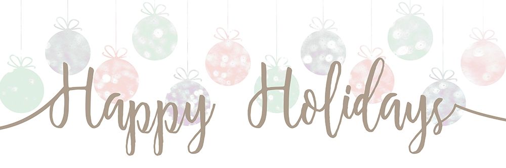 Happy Holidays Panel art print by Kimberly Allen for $57.95 CAD