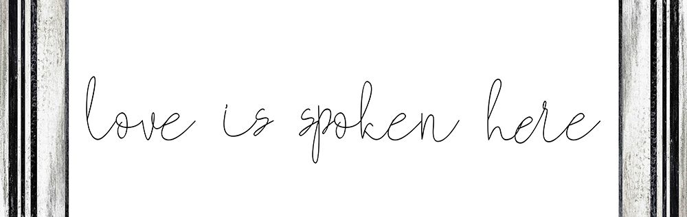Love is Spoken Here art print by Kimberly Allen for $57.95 CAD
