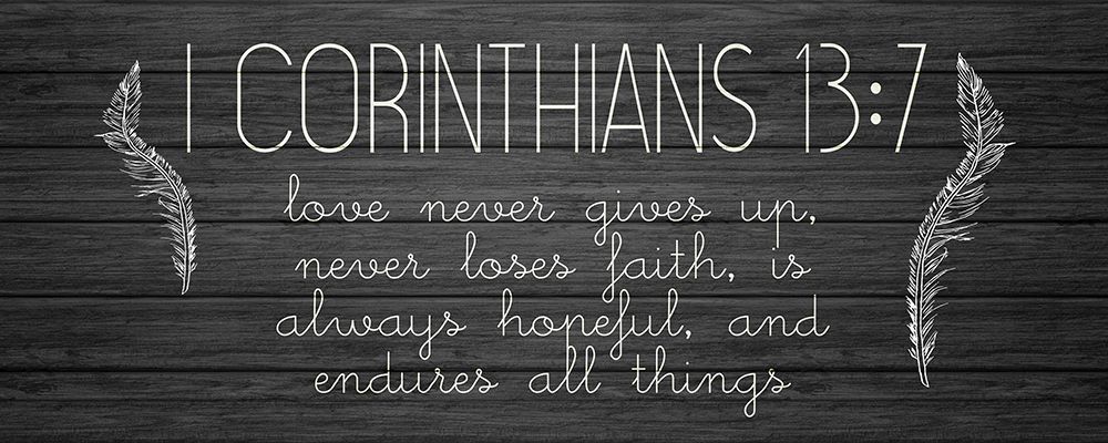 I Corinthians 13 7 art print by Kimberly Allen for $57.95 CAD