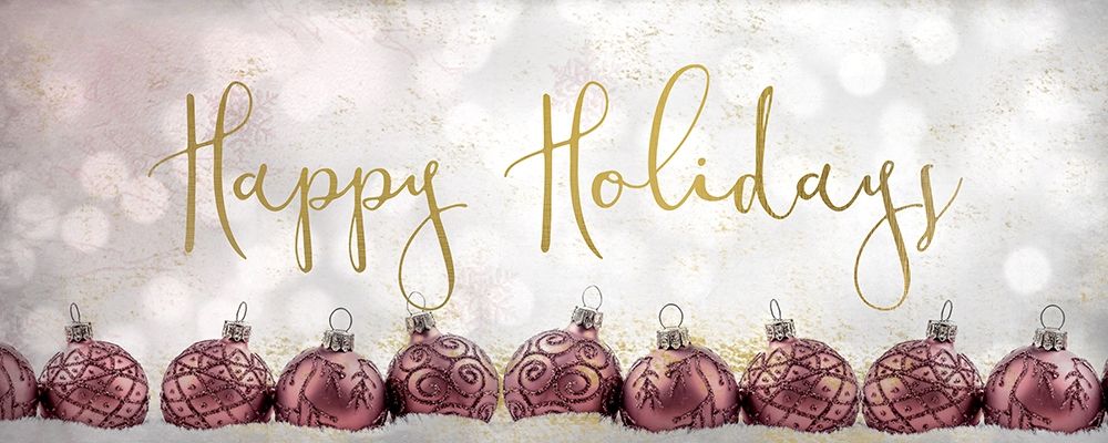 Ornaments in a Row-Happy Holidays art print by Kimberly Allen for $57.95 CAD