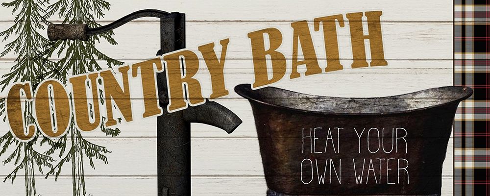 Country Bath art print by Kimberly Allen for $57.95 CAD