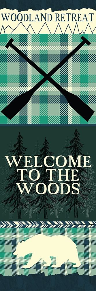 Welcome to the Woods Panel A art print by Kimberly Allen for $57.95 CAD