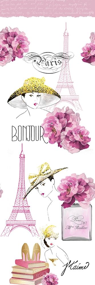 Paris Scents Panel art print by Kimberly Allen for $57.95 CAD