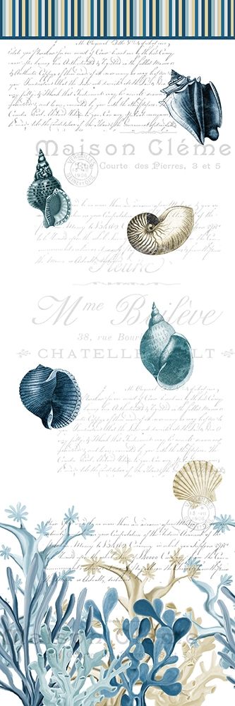 Coastal Coral Panel art print by Kimberly Allen for $57.95 CAD