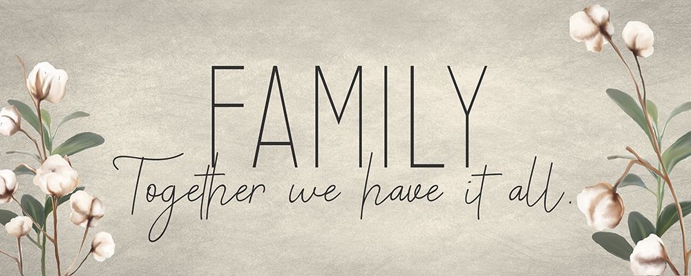 Family Together Cotton art print by Kimberly Allen for $57.95 CAD