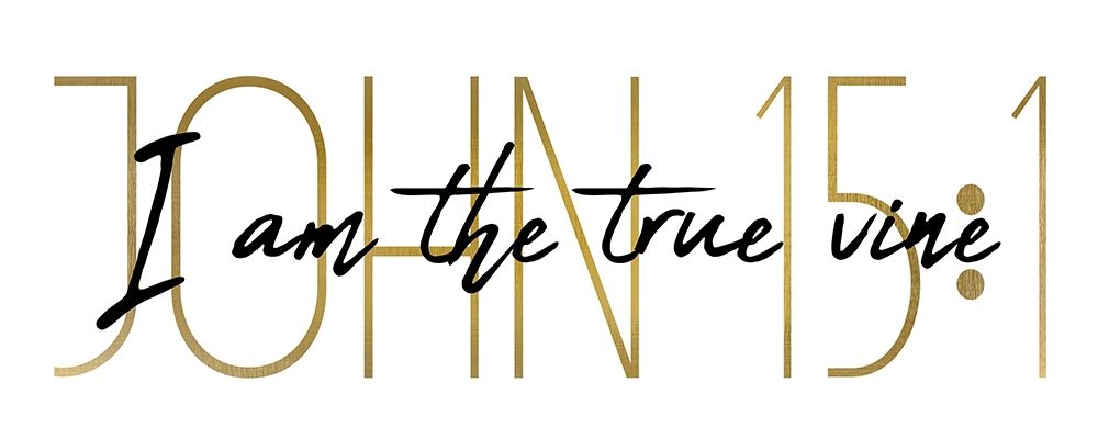 I am the True Vine Panel art print by Kimberly Allen for $57.95 CAD