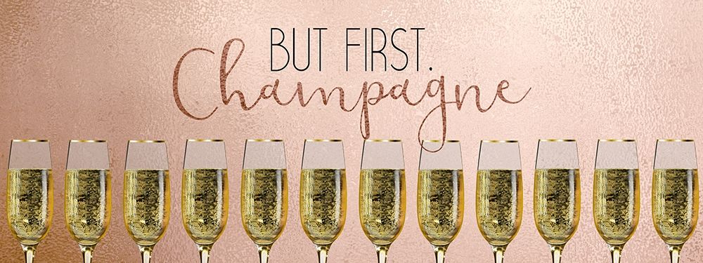 Champagne art print by Kimberly Allen for $57.95 CAD