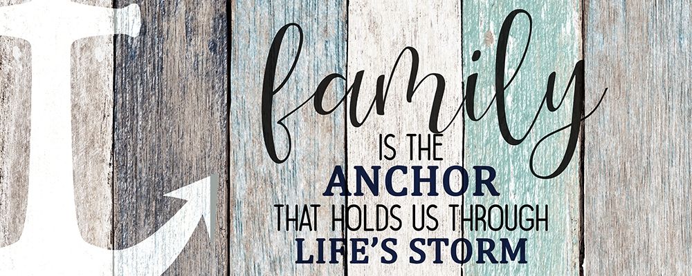 Family is the Anchor art print by Kimberly Allen for $57.95 CAD