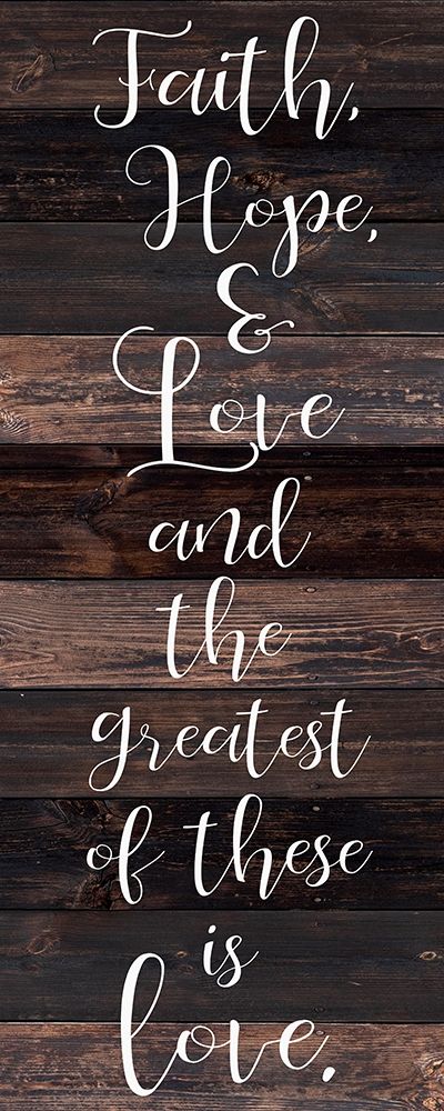 Faith Hope Love art print by Kimberly Allen for $57.95 CAD