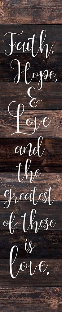 Faith Hope Love art print by Kimberly Allen for $57.95 CAD