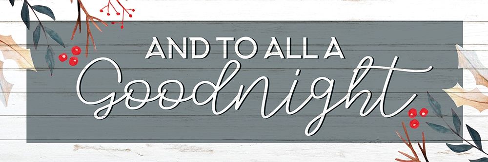 Goodnight art print by Kimberly Allen for $57.95 CAD