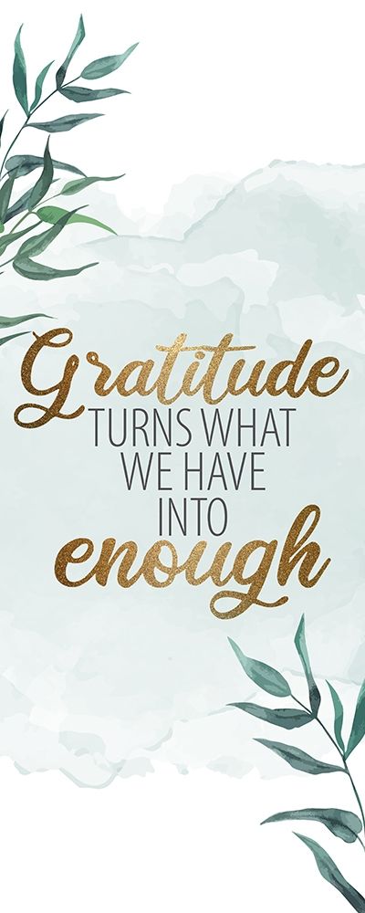 Gratitude Enough 1 art print by Kimberly Allen for $57.95 CAD