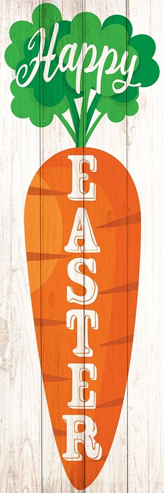 Happy Easter Carrot art print by Kimberly Allen for $57.95 CAD