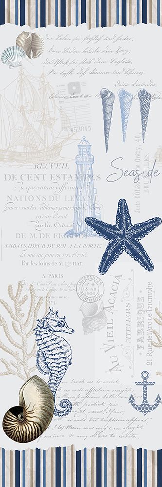Seaside Panel art print by Kimberly Allen for $57.95 CAD
