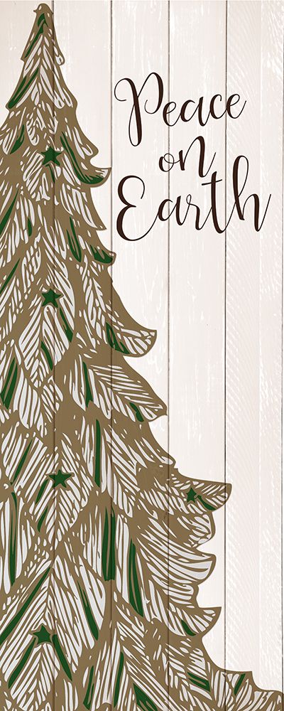 Peace on Earth Tree art print by Kimberly Allen for $57.95 CAD
