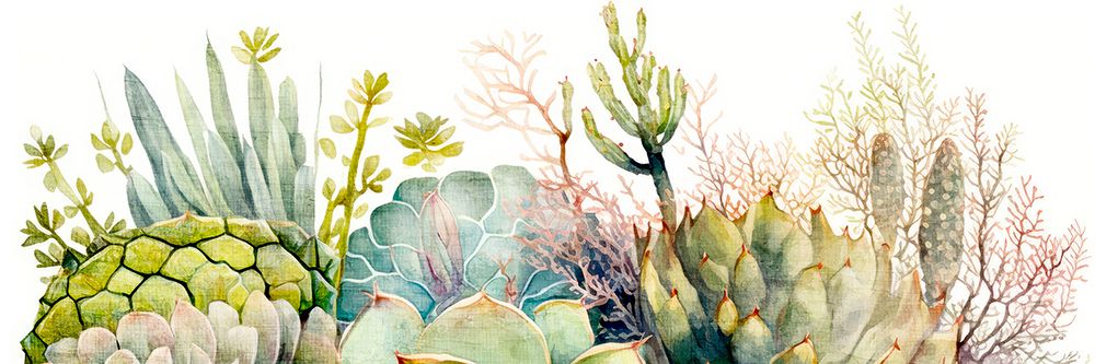 Succulent Panel 1 art print by Kimberly Allen for $57.95 CAD
