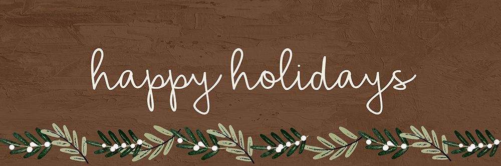 Happy Holidays art print by Kimberly Allen for $57.95 CAD