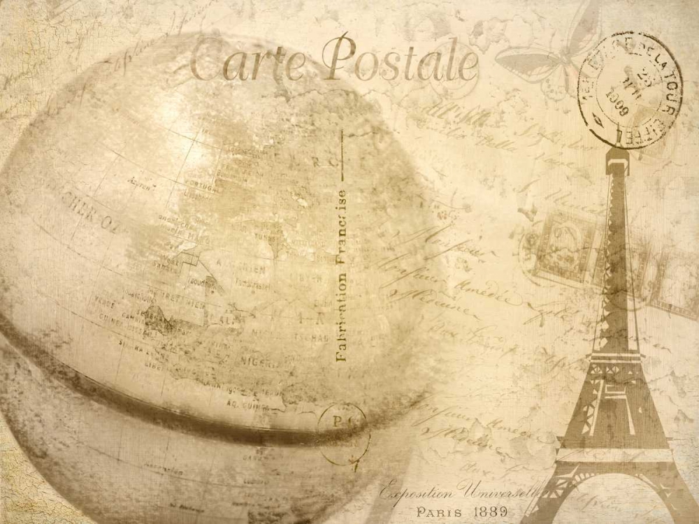 Globe art print by Kimberly Allen for $57.95 CAD