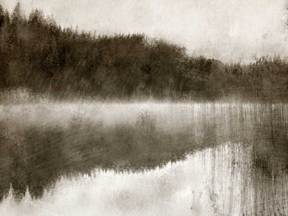 Misty Morning on the Lake art print by Kimberly Allen for $57.95 CAD