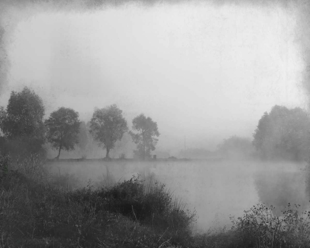 Misty Lake Day art print by Kimberly Allen for $57.95 CAD
