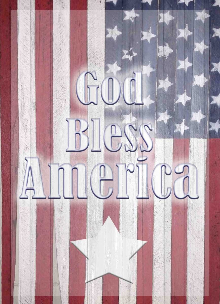 God Bless America art print by Kimberly Allen for $57.95 CAD